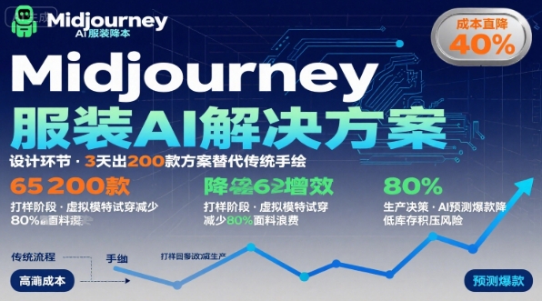 AI在服装领域的运用，使用midjourney做服装辅助企业降低成本-创业吧