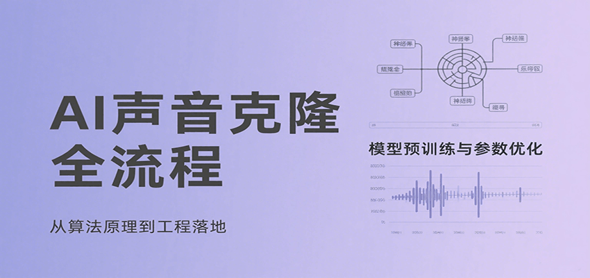 AI声音克隆全流程，基础概念到实战应用，3秒极速声音复刻、模型预训练、云端部署等-创业吧