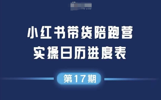 小红书第17期带货陪跑营，不囤货，无不直播，无不投流，通过选品+笔记内容+测品+笔记铺量+矩阵运营打爆款(更新)-创业吧