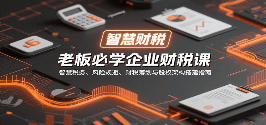 老板必学企业财税课：智慧税务、风险规避、财税筹划与股权架构搭建指南-创业吧
