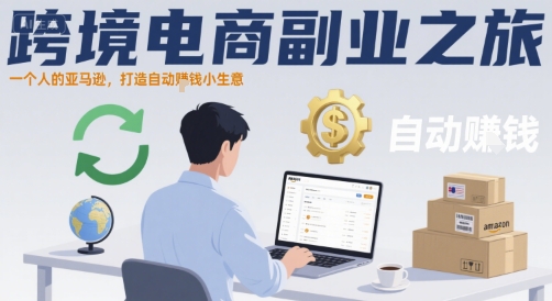 跨境电商副业之旅，一个人的亚马逊，打造自动賺钱小生意-创业吧