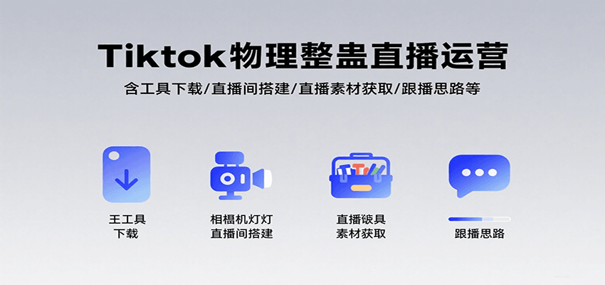 Tiktok物理整蛊直播运营，包含工具下载/直播间搭建/直播素材获取/跟播思路等-创业吧